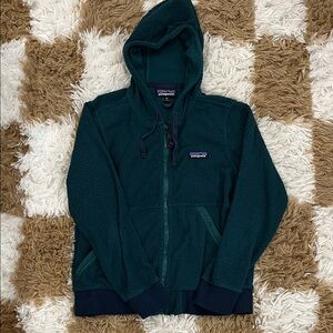Patagonia Shearling Fleece Zip-Up Sweatshirt